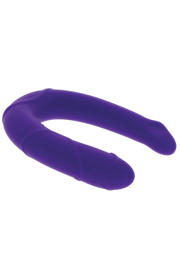 DILDO DUPLO DE SILICONE LILÁS