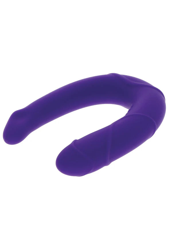 DILDO DUPLO DE SILICONE LILÁS