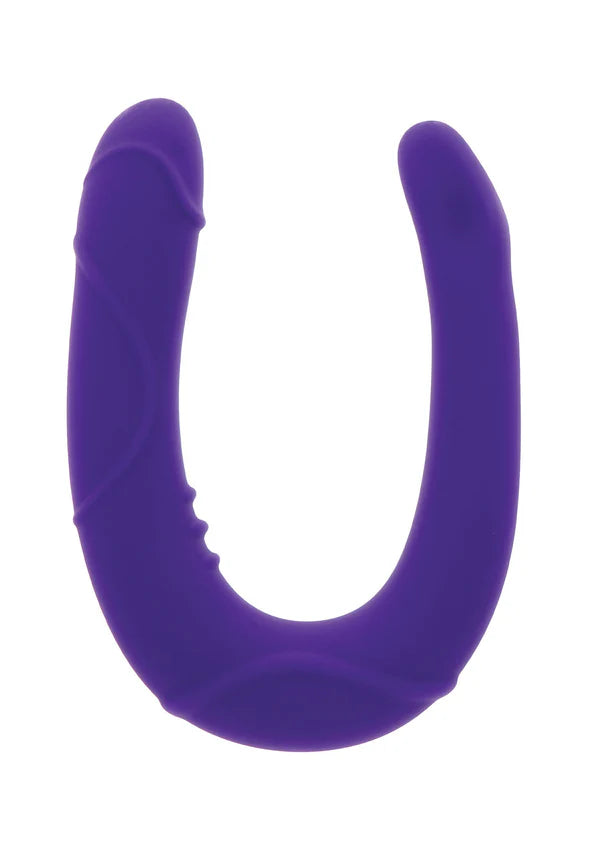 DILDO DUPLO DE SILICONE LILÁS