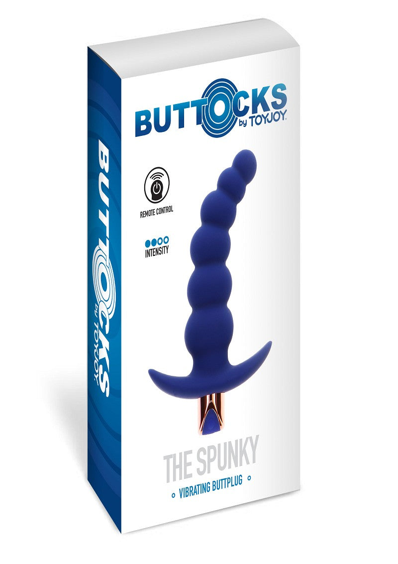 BUTT PLUG ANAL THE SPUNKY AZUL USB COM CONTROLO REMOTO