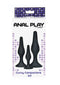 CONJUNTO DE 3 PLUGS ANAIS PRETOS