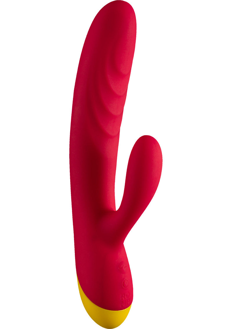 VIBRADOR COM ESTIMULADOR CLITORIANO ROMP JAZZ USB