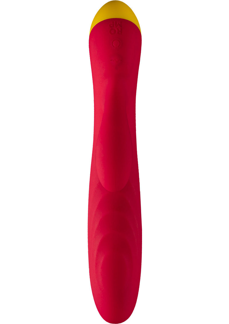 VIBRADOR COM ESTIMULADOR CLITORIANO ROMP JAZZ USB