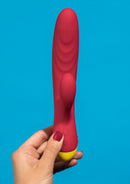 VIBRADOR COM ESTIMULADOR CLITORIANO ROMP JAZZ USB