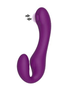 VIBRADOR DUPLO SEM ARNÊS COM CONTROLE REMOTO