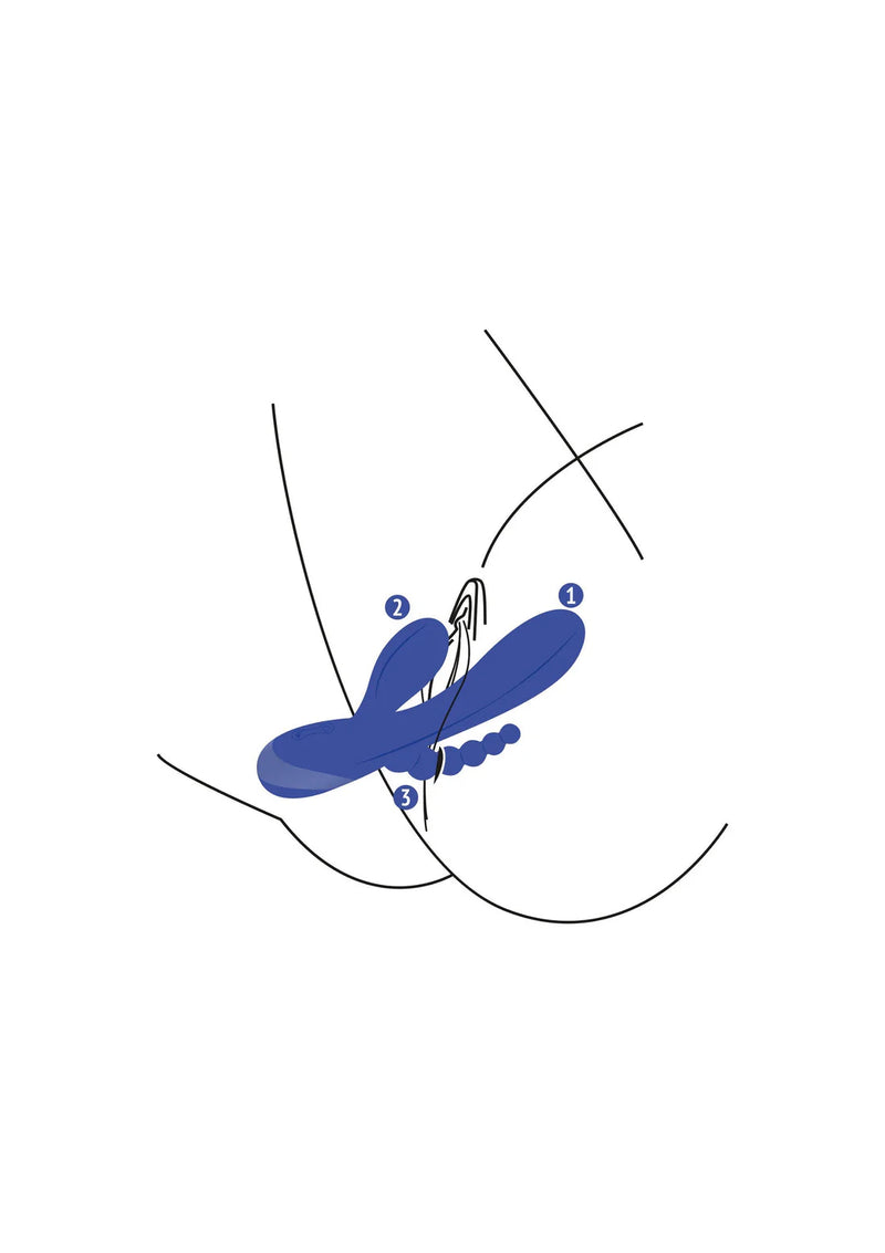 VIBRADOR TRIPLE LOVE XOCOON