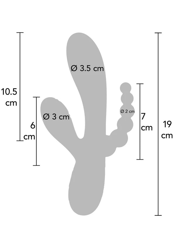 VIBRADOR TRIPLE LOVE XOCOON