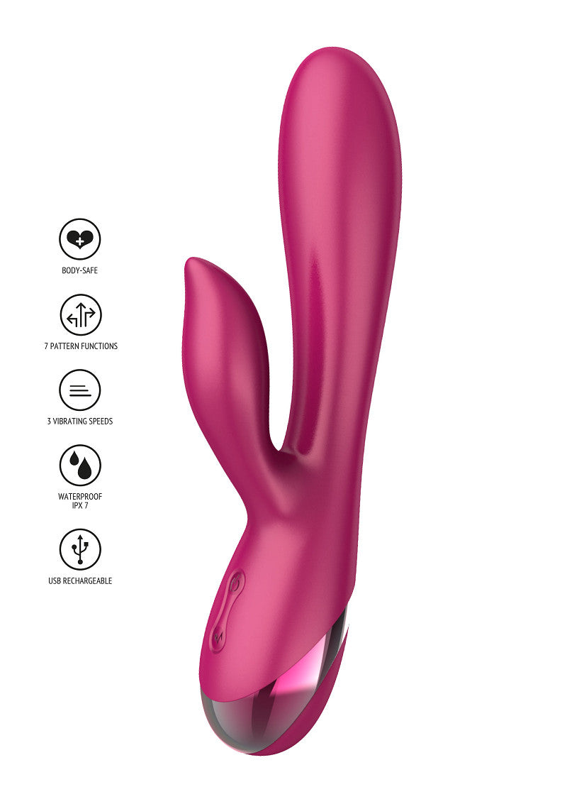 VIBRADOR ENDLESS LOVE G-SPOT RABBIT COR DE VINHO