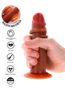 DILDO REALISTA SILICONE FORESKIN 15CM