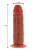 DILDO REALISTA SILICONE FORESKIN 19CM