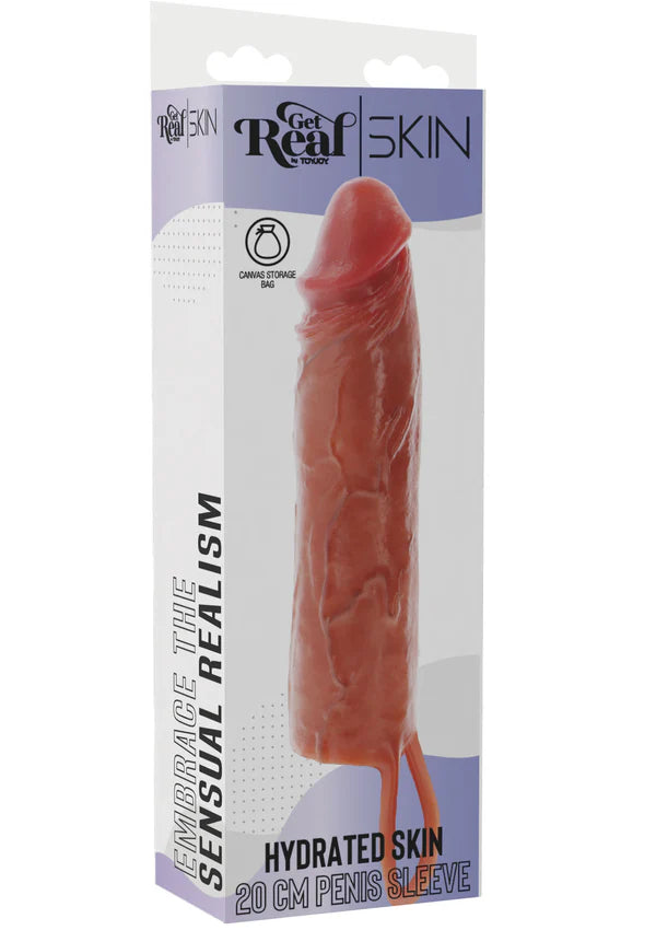 MANGA PENIANA EM SILICONE 20 CM