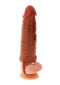 MANGA PENIANA COM VIBRAÇÃO EM SILICONE 16 CM
