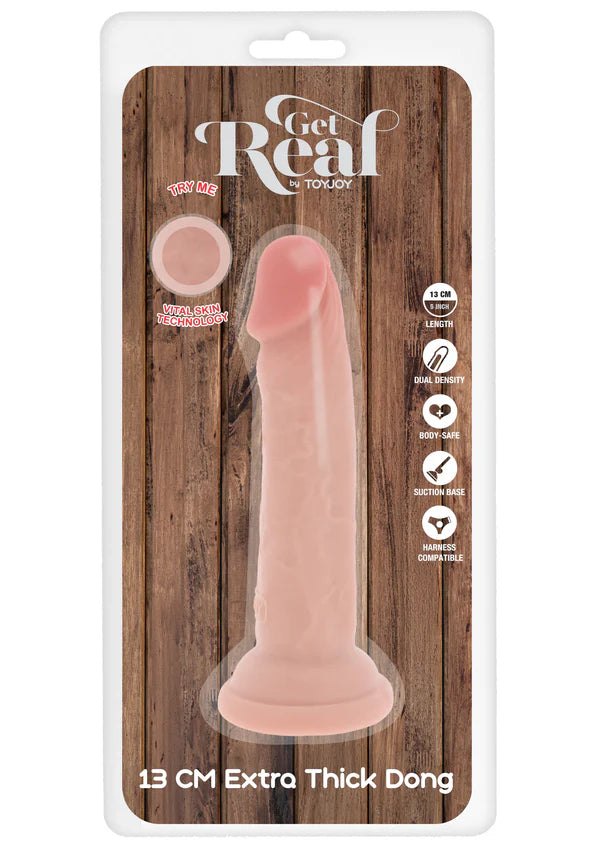 DILDO DELUXE DUAL DENSITY 13 CM