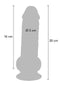 DILDO DELUXE DUAL DENSITY 18 CM