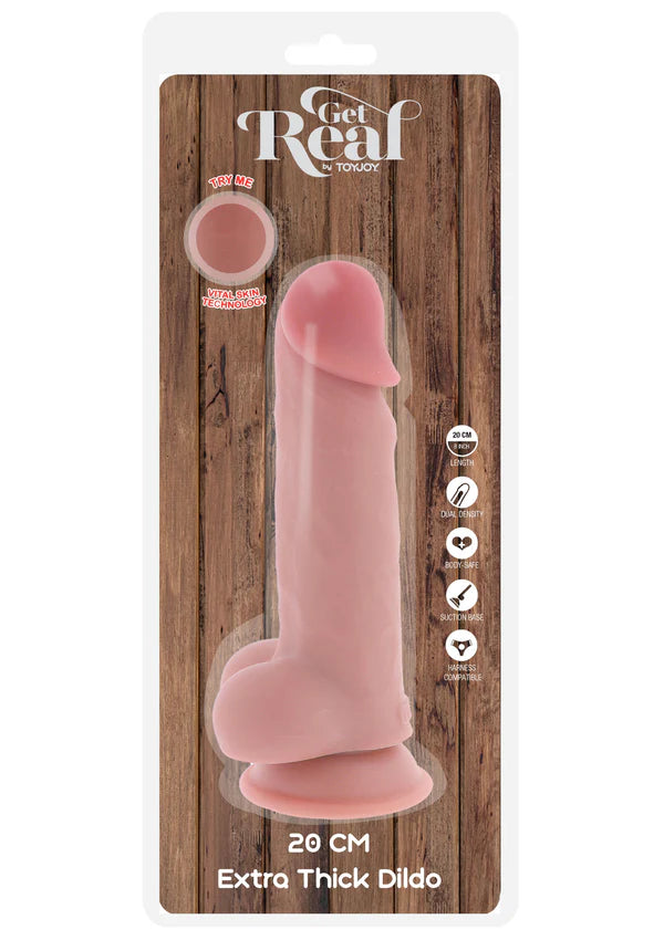 DILDO DELUXE DUAL DENSITY 18 CM