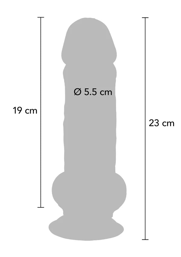 DILDO DELUXE DUAL DENSITY 20,5CM