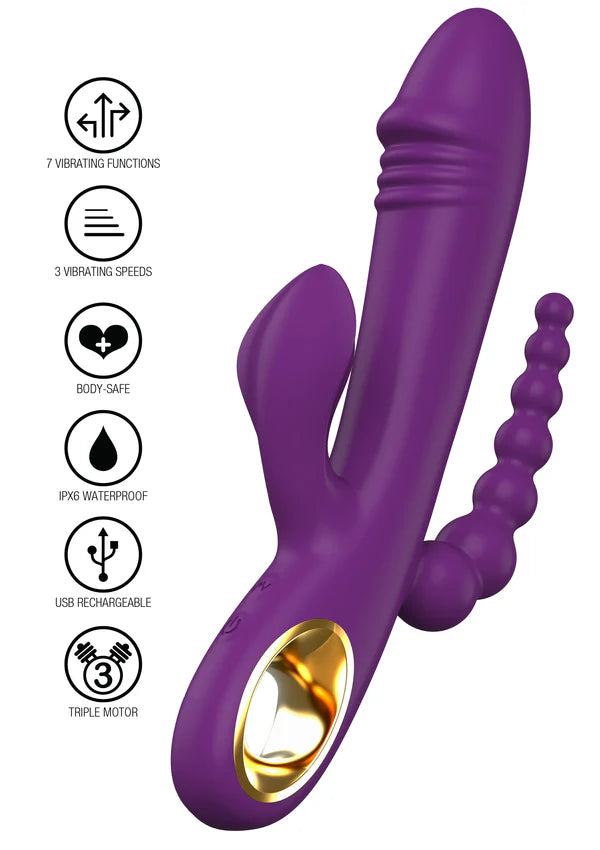 VIBRADOR TRIPLO CALEONA