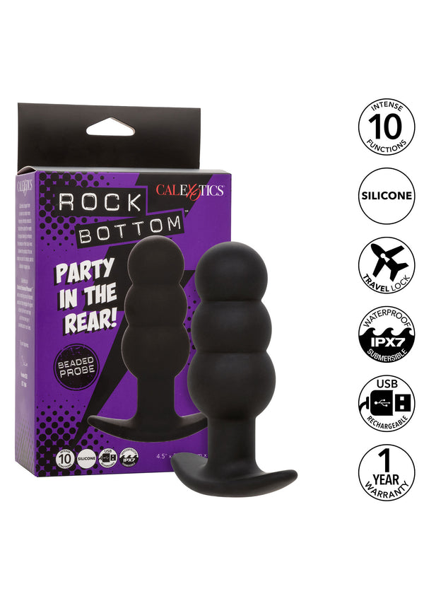 PLUG COM VIBRAÇÃO ROCK BOTTOM BEADED PROBE