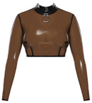 CAMISOLA CURTA DE LÁTEX