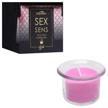 VELA DE MASSAGEM AROMÁTICA AMOR 20GR