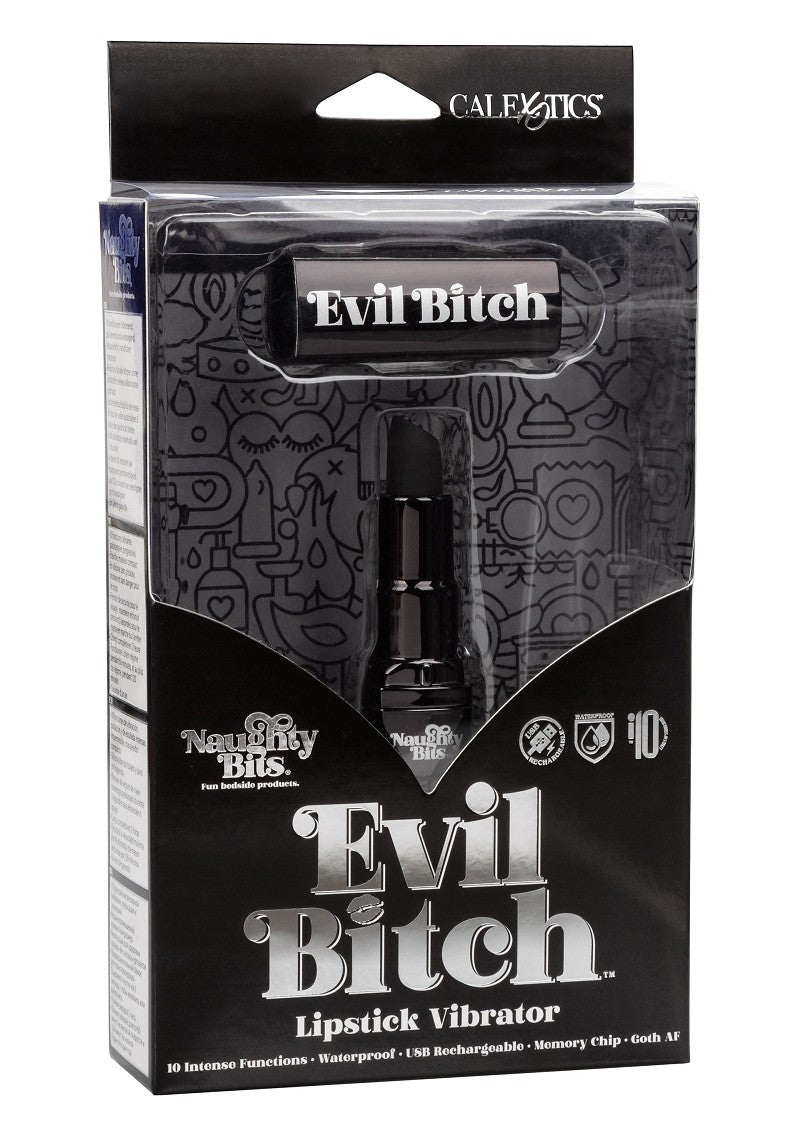 BATOM ESTIMULADOR COM VIBRAÇÃO USB BAD BITCH