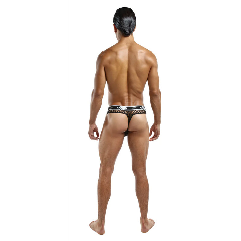 TANGA FIO DENTAL DE CINTURA BAIXA PRETO