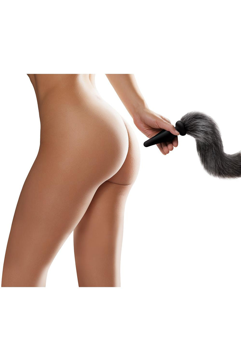 PLUG ANAL CAUDA DE RAPOSA COM ORELHAS