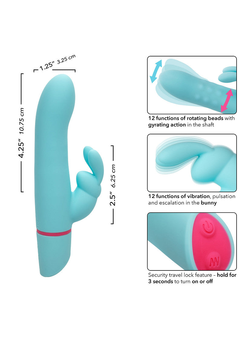 VIBRADOR LOVE BUNNY ROTAÇÃO USB