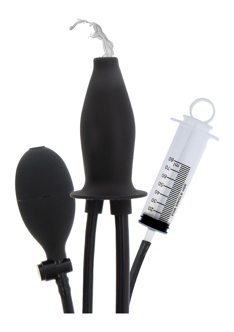 PLUG INSUFLÁVEL COM APLICADOR DE LUBRIFICANTE