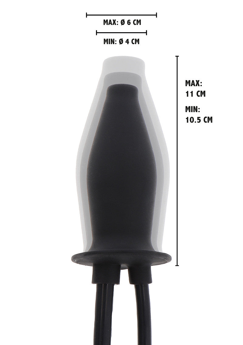PLUG INSUFLÁVEL COM APLICADOR DE LUBRIFICANTE