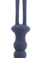 PLUG CHICOTE AZUL EM SILICONE