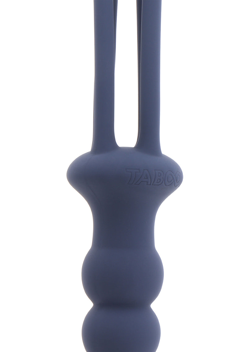 PLUG CHICOTE AZUL EM SILICONE