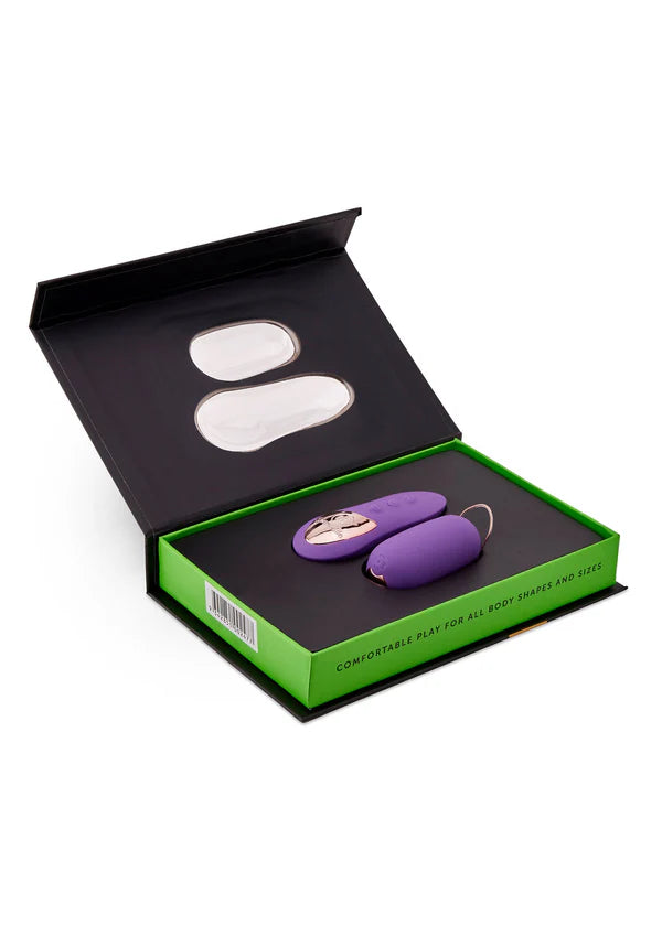 OVO VIBRATÓRIO DE SILICONE RECARREGÁVEL COM COMANDO