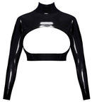 CAMISOLA DE LÁTEX ABERTA NO PEITO