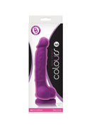 DILDO DUAL DENSITY COLOURS 5"