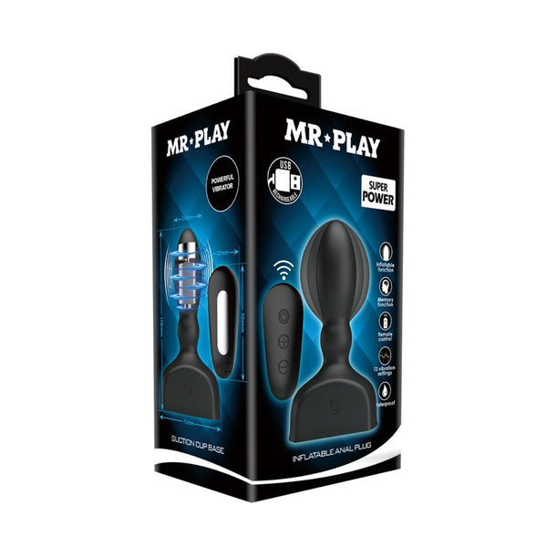 MR PLAY PLUG ANAL INSUFLÁVEL COM CONTROLO REMOTO