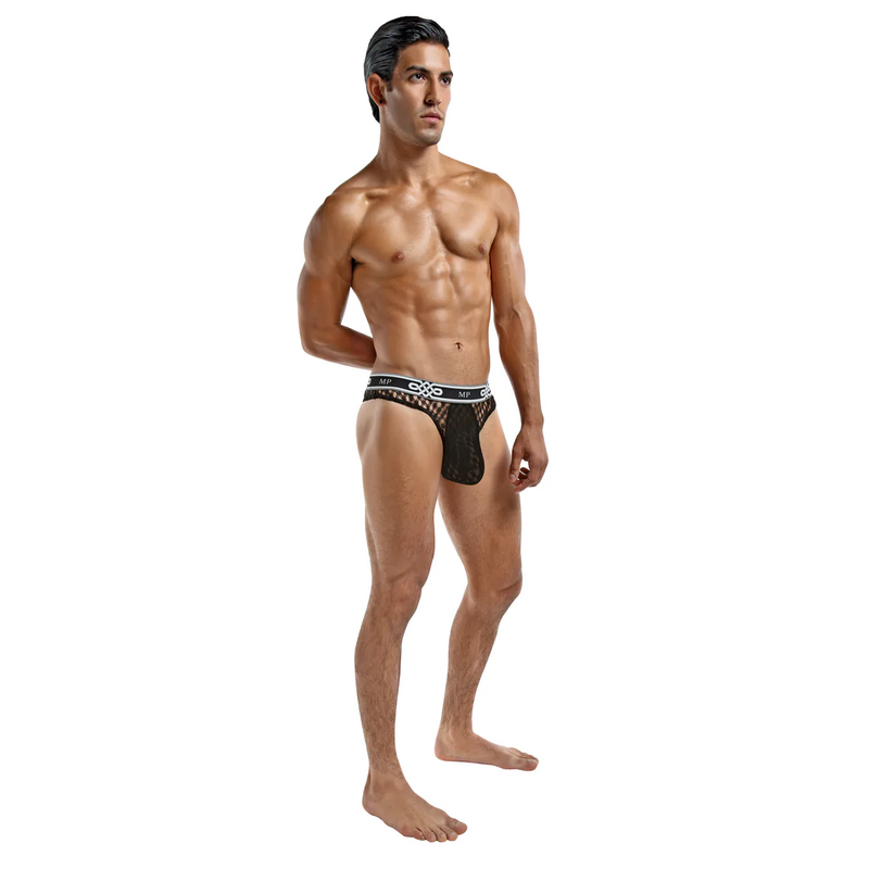 TANGA FIO DENTAL DE CINTURA BAIXA PRETO