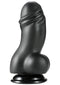 DILDO FAT BOYS EM PVC PRETO