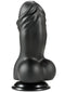 DILDO FAT BOYS EM PVC PRETO
