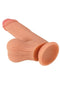 DILDO ULTRA REALISTICO EM SILICONE 19 CM