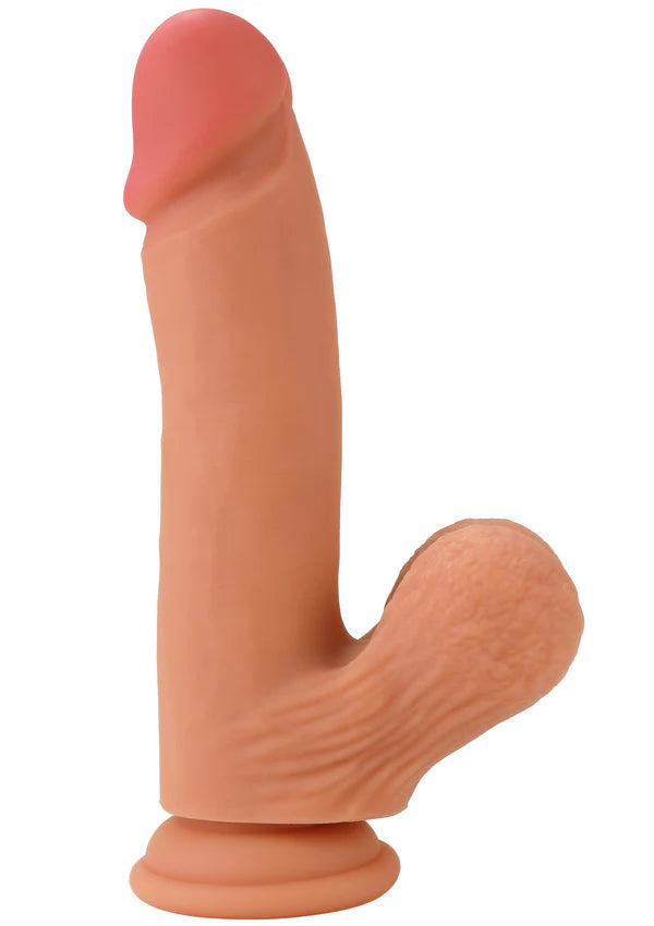 DILDO ULTRA REALISTICO EM SILICONE 19 CM
