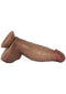 DILDO ULTRA REALISTICO EM SILICONE 18CM
