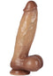DILDO ULTRA REALISTICO EM SILICONE 22CM