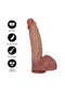 DILDO ULTRA REALISTICO EM SILICONE 29 CM