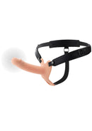 STRAP-ON EM SILICONE OCO COM VIBRAÇÃO 16 CM