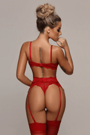 CONJUNTO DE 4 PEÇAS VERMELHO