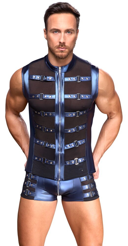BOXER AZUL PETRÓLIO COM FECHO