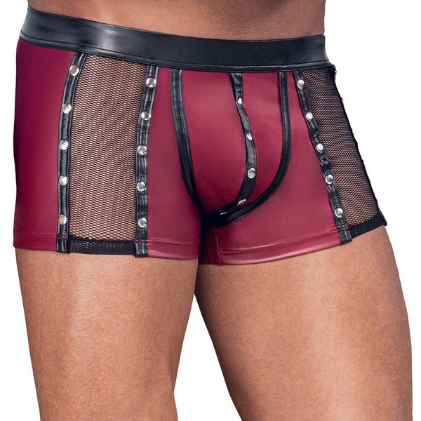 BOXER VERMELHO COM TACHAS