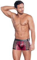 BOXER VERMELHO COM TACHAS