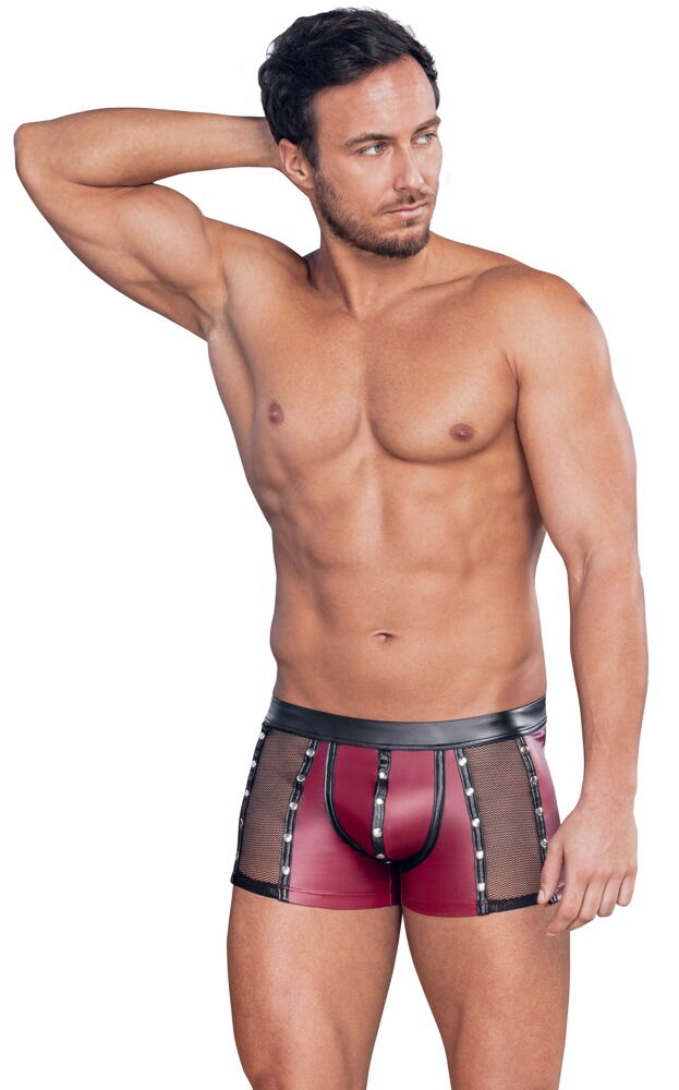 BOXER VERMELHO COM TACHAS